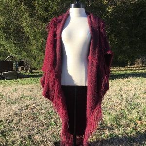 Free People Sweater Shawl